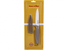 Нож керамический с чехлом 10 см Pomi d'Oro Organza Bianco Арт. K1052B
